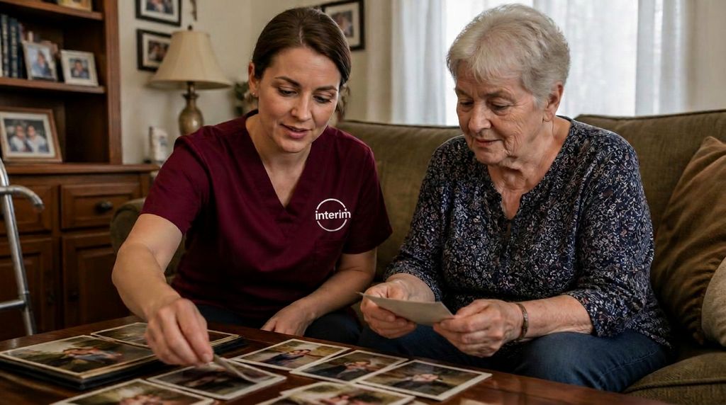 Care Professional providing structured in-home dementia care as an alternative to a facility.