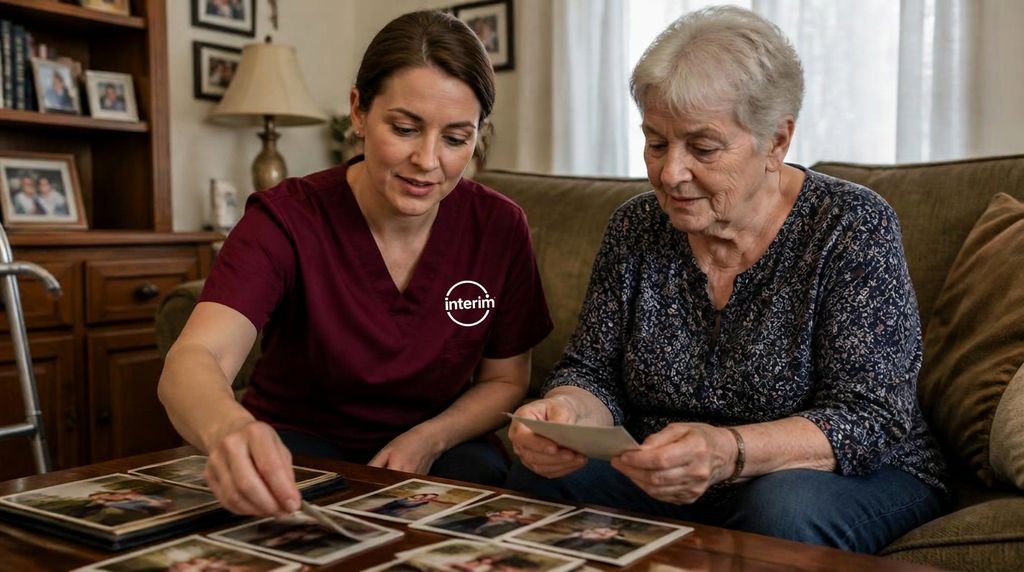 Care Professional providing structured in-home dementia care as an alternative to a facility.