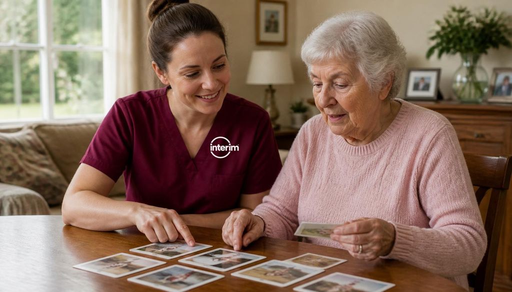 Care Professional providing structured in-home dementia care as an alternative to a facility.