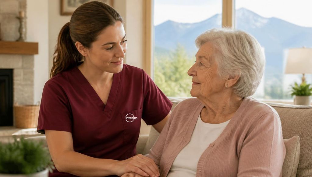 Care Professional providing non-medical home care to a senior client in Utah.