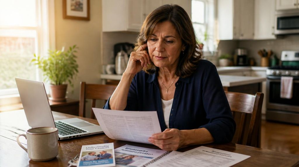 Family sorting out skilled nursing terminology and options at home.