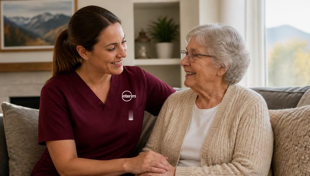 Care Professional providing non-medical home care to a senior client in Utah.