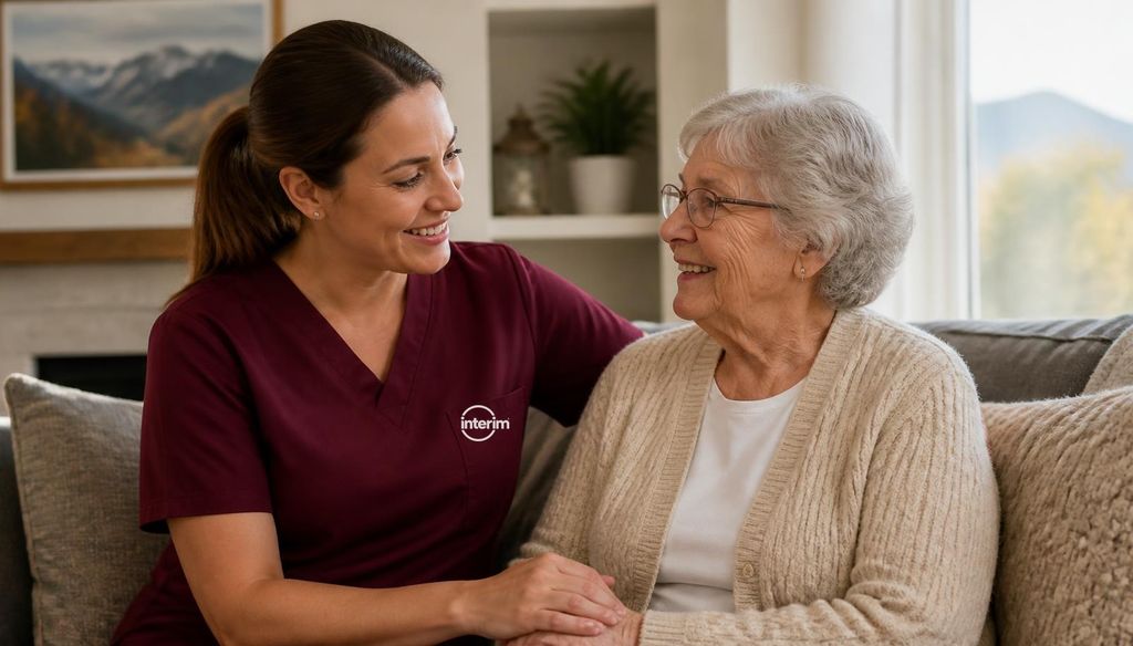 Care Professional providing non-medical home care to a senior client in Utah.