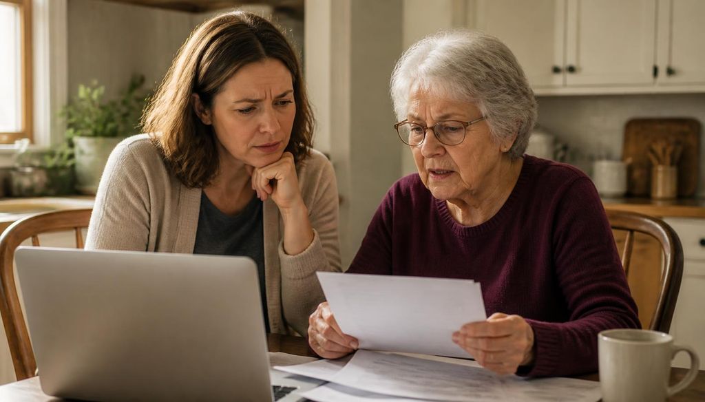 Family caregiver reviewing Medicare rules for caregiver compensation.